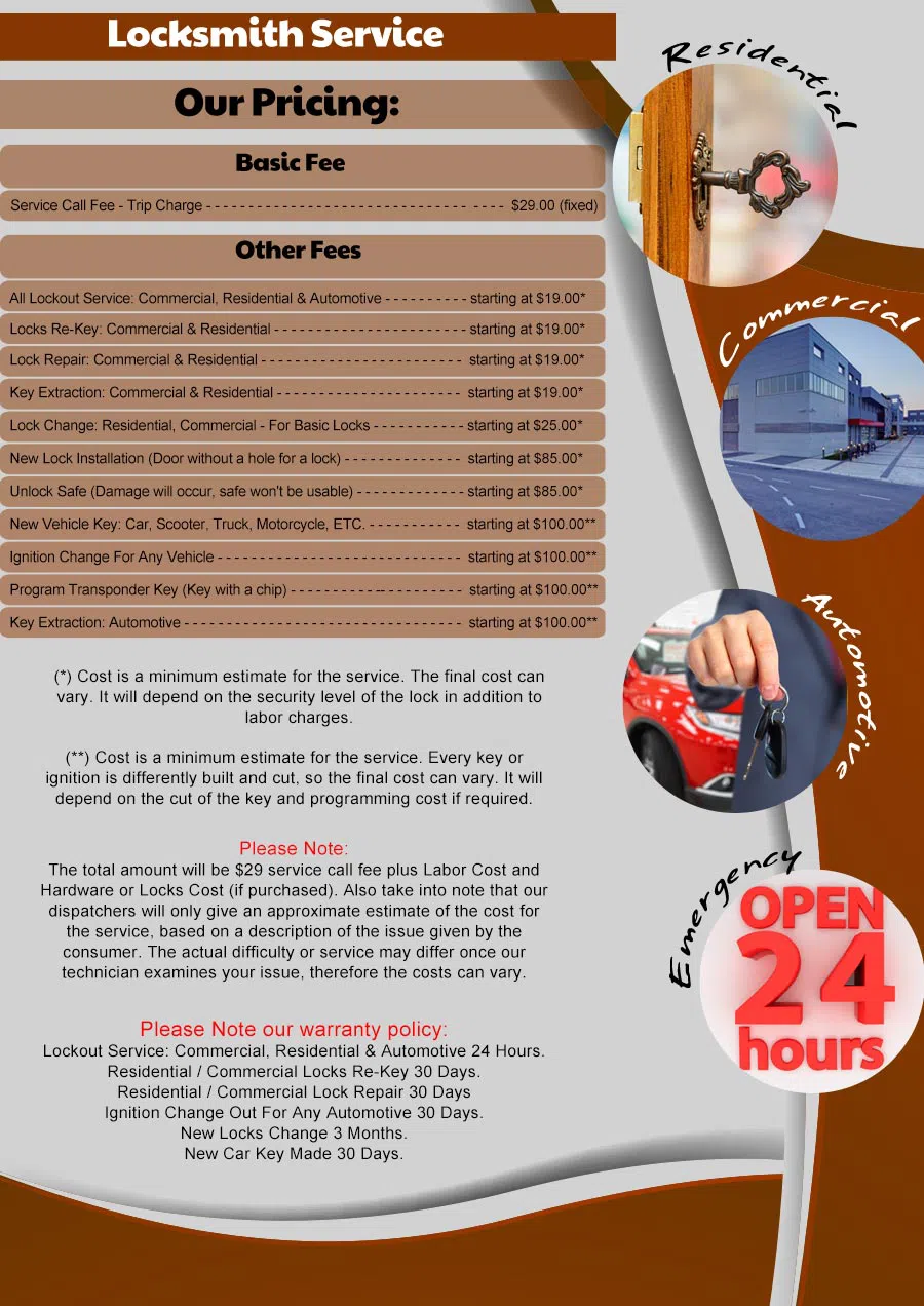 Locksmith Key Shop Phoenix, AZ 602-282-1787